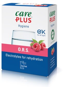 Care Plus O.R.S. &ndash; Oral Rehydration Salt, raspberry flavour