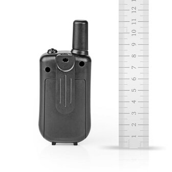 Nedis TK0500 PTT/VOX Walkie-Talkie Funkger&auml;t set, bis zu 5 km, schwarz