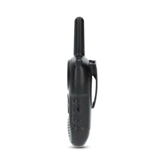 Nedis TK1050 PTT/VOX Walkie-Talkie Funkger&auml;t set wiederaufladbar, bis zu 10 km, schwarz