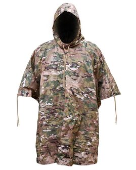 Kombat tactical Recon Poncho, PE 350 Gramm, BTP Multicam