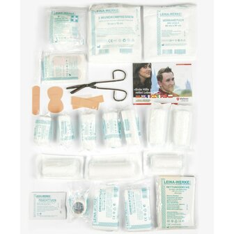 Mil-tec First Aid Set Leina Pro Gro&szlig; Molle 43-teilig, oliv gr&uuml;n