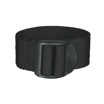 Mil-Tec packing strap 25mm x 60cm with buckle, black