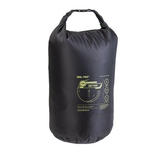 Mil-Tec Waterbestendige Drybag, Rip Stop, 13L, zwart