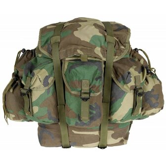 Alice Pack Feldrucksack der t&uuml;rkischen Armee, 55 l, woodland camo