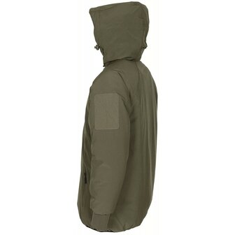 MFH veste thermique Softie, r&eacute;versible, coupe-vent et d&eacute;perlante, vert olive / noir