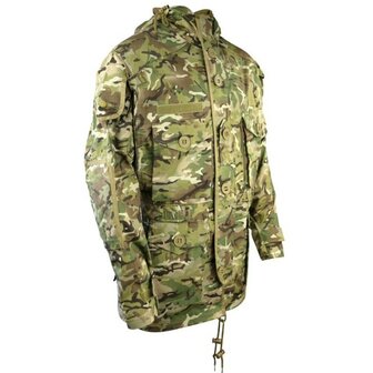 Kombat tactical SAS Kommandojacke, Smock, mit Kapuze, winddicht, MTP Multicam