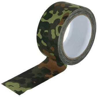 MFH fabric tape 5CM x 10M, cotton, flecktarn