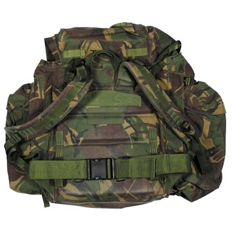 Sac &agrave; dos britannique 80L &quot;PLCE SHORT&quot; avec poches lat&eacute;rales, DPM camo