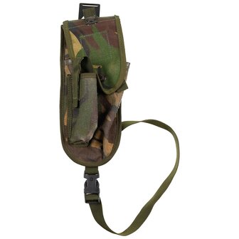 Holster d&#039;&eacute;paule pour pistolet britannique, avec rabat et sangle d&#039;&eacute;paule, DPM camo