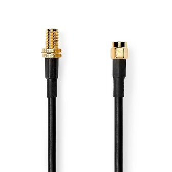 CBA SMA-M / SMA-F cable, Dubbel Afgeschermd, 5.00 M, 50 Ohm