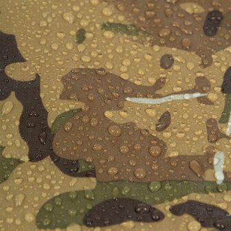Highlander Tarp / Basha, 210D ripstop polyester, HMTC Multicam, bevestigingslussen, 250 x 170 CM