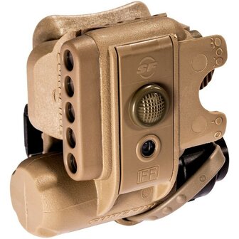 Surefire Lampe de casque &agrave; LED multi-usage HL1-C-TN avec IFF, coyote tan