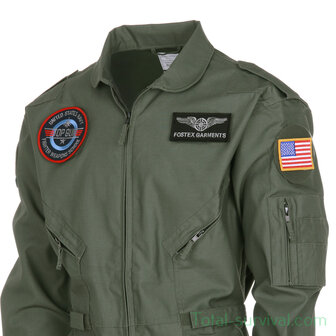 Fostex Piloten overall, legergroen