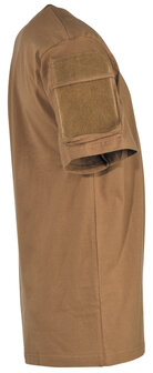 MFH US short sleeve shirt met mouwzakken, coyote tan