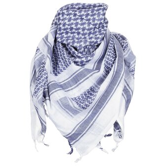 MFH PLO sjaal &quot;Shemagh&quot; blauw-wit