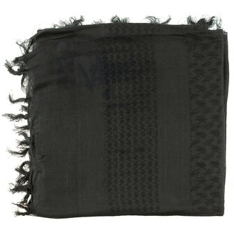 MFH PLO sjaal &quot;Shemagh&quot; , Supersoft, zwart