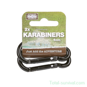 BCB 6mm carabiner (2 pcs) CL115