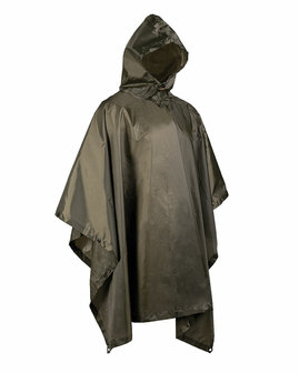 Mil-tec Poncho, Rip Stop, olijfgroen, PE 260 Gram, 141 x 207 cm