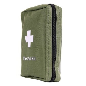 Mil-tec First Aid medic bag Molle 48-delig assortiment, olijfgroen