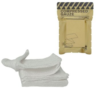 Rhino rescue Z-fold Quick-Response geperst steriel gaas