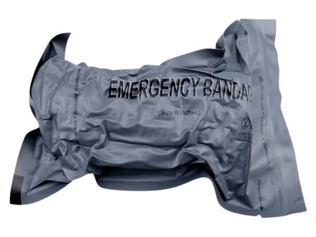 6&quot; Israeli trauma bandage / drukverband met tourniquet