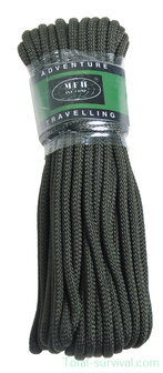 MFH Paracord 5mm groen, 15 meter lengte