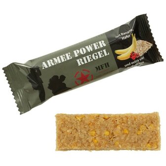 Powerbar Haverrepen met banaan en guarana, bevat cafe&iuml;ne