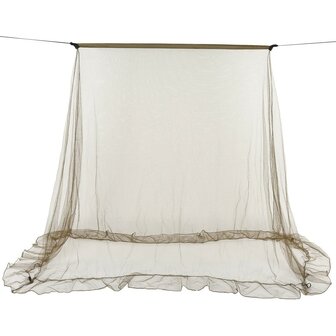 MFH tent-shaped mosquito net with rod and carrying bag, OD green