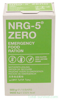 Notverpflegung NRG-5 no gluten (500G) 9 Riegel