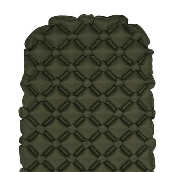 Highlander NAP-PAK inflatable sleeping mat, OD green