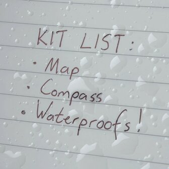 Highlander forces waterproof notitieboek A5, legergroen