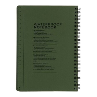 Highlander forces waterproof notitieboek A5, legergroen