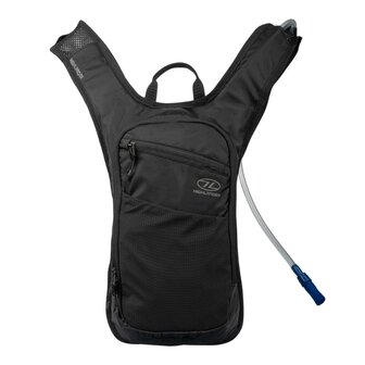 Highlander sac &agrave; dos avec syst&egrave;me d&#039;hydratation Bolt-Lite 1,5 L incl. Vessie en TPU, noire