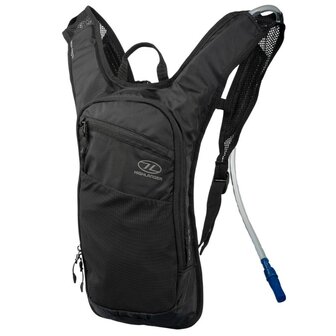 Highlander sac &agrave; dos avec syst&egrave;me d&#039;hydratation Bolt-Lite 1,5 L incl. Vessie en TPU, noire