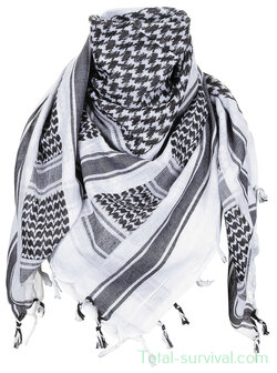 MFH PLO scarf &quot;Shemagh&quot; black-white