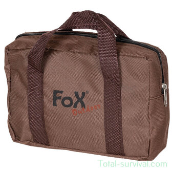 Fox outdoor Buitenkachel RVS, &quot;Rocket Stove&quot;, Compact opvouwbaar met grill
