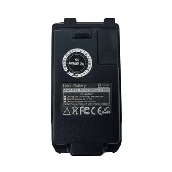 Quansheng BPK5 battery pack 1600mAh for UV-K5