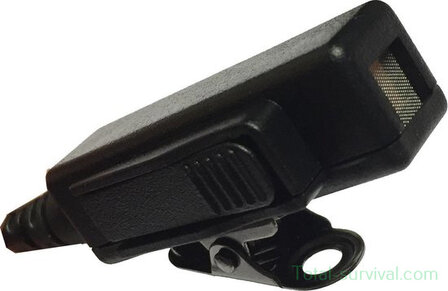 KPO KEP-26S airtube ear-microphone handset, zwart, 2-pins Icom mini-jack aansluiting