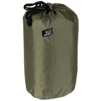 MFH B&acirc;che / Couverture hexagonale, polyester 210T, vert olive, 340 x 310 CM