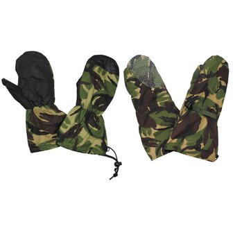Britishen &Uuml;berhandschuhe ECW Gore-tex mit ripstop F&auml;ustlingen, DPM camo