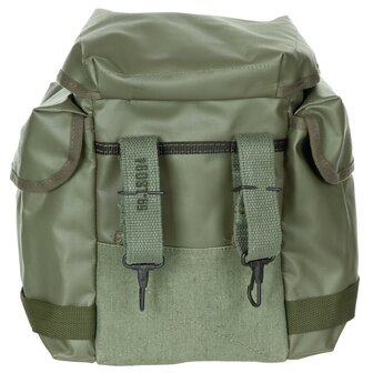 M85 Schutzmaske / Gasmaske mit Trinkschlauch und MP5-Tasche, EN-148 RD40, oliv gr&uuml;n
