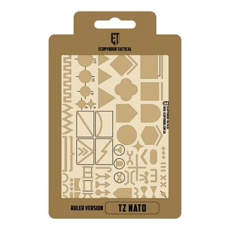 Ecopybook Taktisches Lineal TZ Nato