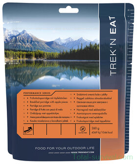 Trek &#039;n Eat Breakfast Porridge with Apples premium series outdoor trekking meal
