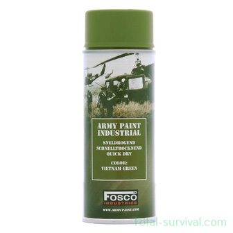 Bombes de peintures militaires Fosco 400ML, Vietnam Green
