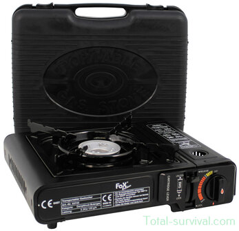 Fox outdoor gasfornuis, &quot;camping&quot;, met pi&euml;zo-ontsteking