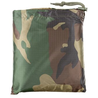 MFH Poncho, Rip Stop, woodland, 144 x 223 cm