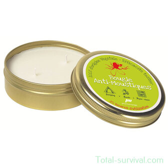 Anti-muggen kaars, 100% natuurlijk, 20 uur
