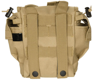 MFH canteen pouch, MOLLE, coyote tan