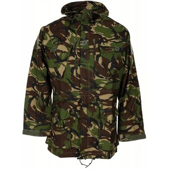 Britse commando jas, Smock, met capuchon, winddicht, DPM camo