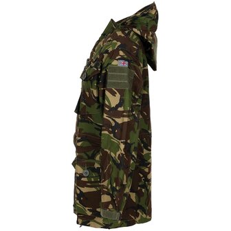 Britse commando jas, Smock, met capuchon, winddicht, DPM camo